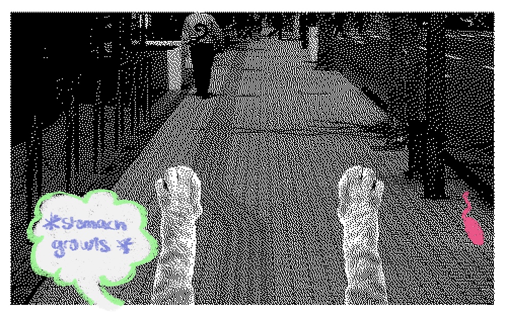 Sleepy cat waking up